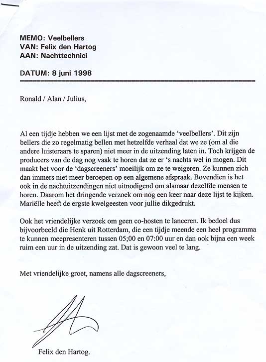 het heeft niet mogen helpen...