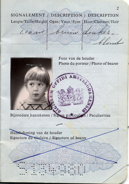 oud paspoort